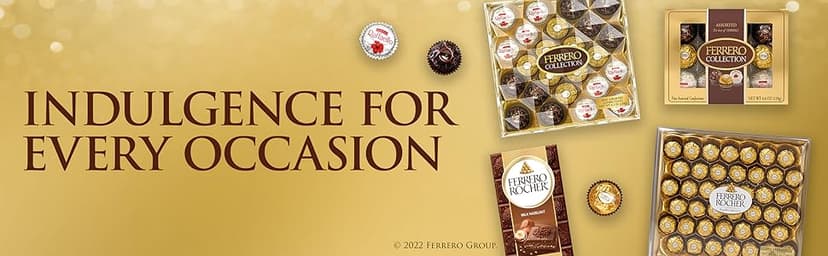 Ferrero Collection Fine Assorted Confections, Premium Chocolate Variety Pack with Ferrero Rocher, Raffaello, and Rondnoir, 6.1 oz, Gift Box for Sharing with Family and Friends