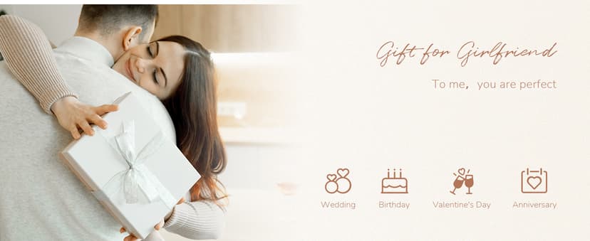 Anniversary Couple Gifts Figurine - Romantic in Love Statue Engagement Wedding Valentines Day Birthday Gift for Her Girlfriend Wife Parents