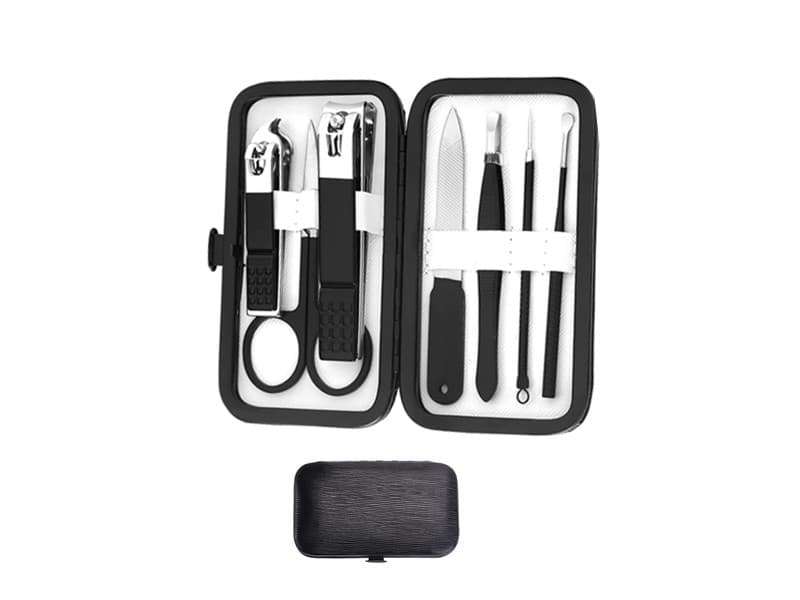 Manicure set Men Personal Care Tools Accessories Finger and Toe Nail Clippers Kit Professional Manicure Pedicure Kit With Travel Case Nail Grooming Kit Present for Men Husband Boyfriend Parent
