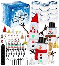 4 Pack Christmas Crafts, Air Dry Clay Snowman Craft, Do You Want to Build a Snowman Christmas Stocking Stuffers for Kids, Toddler Crafts Supplies for Christmas Winter Event Game Toys Xmas Present