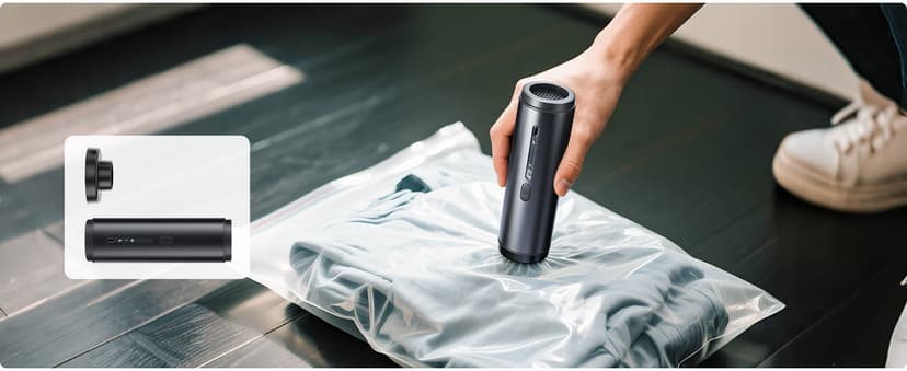 Car Vacuum Portable Cordless Handheld Vacuum Cleaner 4-in-1 Mini Cordless Vacuum with 2 Suction Modes and 16800pa Suction Power Blowing & Inflating 2 Modes Handheld Vacuum for Car, Desk, Keyboards