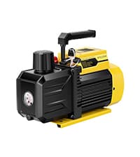 VIVOHOME 1.5 HP 14.4 CFM 2 Stage HVAC Vacuum Pump for R134a R12 R22 R502 R410a Systems, Auto AC Vacuum Pump for Automotive Air Conditioner Refrigeration Maintenance with 2 Oil Bottles