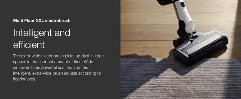 Miele Triflex HX2 Cordless Stick Vacuum Cleaner, 60 min runtime, Lotus White / Rose Gold