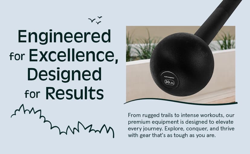 Retrospec Revolve Steel Macebell for Strength Training, Rehabilitation, Stretching, Conditioning and Rotational Training - 5, 7, 10, 15, 20, 30lb Options for Women & Men