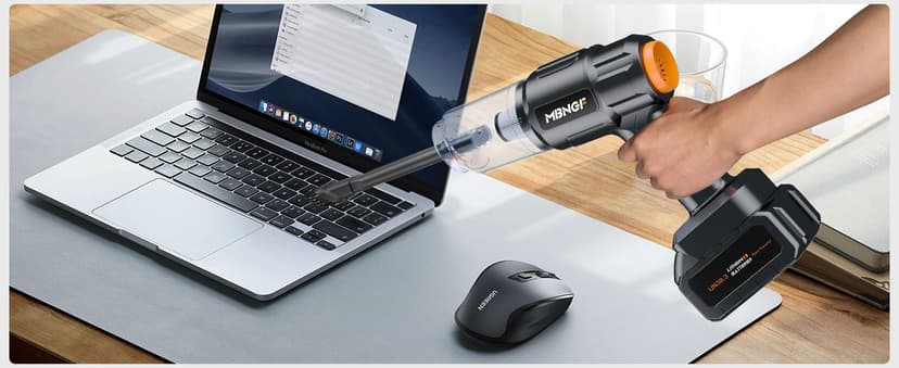 Car Vacuum Portable Cordless,35000PA High Power Suction & Blower, Handheld Vacuum Cleaner for Car, Home, Desktop, Keyboard(Fog Black)