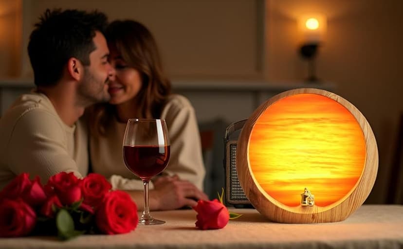 mamre Golden Sunset Lamp Gifts Idea Anniversary Valentine’s Birthday Mother's Day Gifts Home Decoration Unique Table Lamp Gift