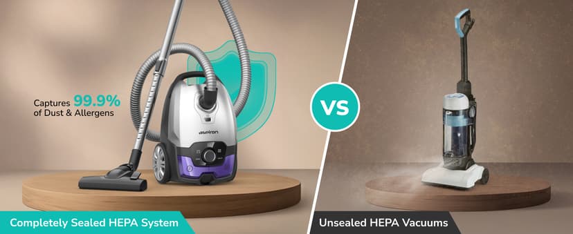 Canister Vacuum,1700W/45KPA Bagged Vacuum Cleaner,5L Large Capacity,Auto Cord Rewind,HEPA Filter,Low Noise,7.5M Cleaning Radius,Variable Power Control,Easy to Push,Hard Floor,Pet,Carpet,Upholstery,Car