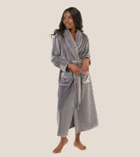 Turquaz Robes for Women - Luxury Plush Lined Bathrobe, 100% Polyester Microterry & Microfiber, Cozy & Elegant Womens Robe