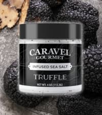 Infused Sea Salt Sampler Set, Finishing Salt for Seasoning, Gourmet Cooking Gift and Spice Variety Pack for Special Occasions, 0.5 oz x Bundle of 6 Flavored Salts - Caravel Gourmet Salt