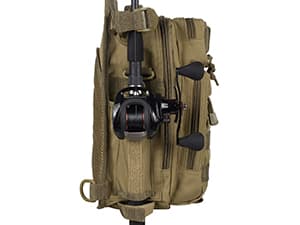 Piscifun Fishing Backpack with Rod Holder, Lightweight Sling Bag Storge Gear and Equipment