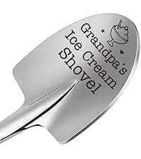 Christmas Father Gifts for Dad Daddy Father-in-Law Grandpa, Dad Birthday Gift from Daughter Son Father's Day Papa Grandfather Husband Brother Uncle, Funny New Bonus Step Dads Ice Cream Shovel Spoon
