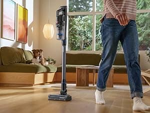 Bissell PowerClean FurGuard 280W Self-Standing Cordless Vacuum w/Self-Cleaning Brush Roll, Strong Suction, Removeable Battery, Wall Mount, Upholstery Tool & Bright Headlights