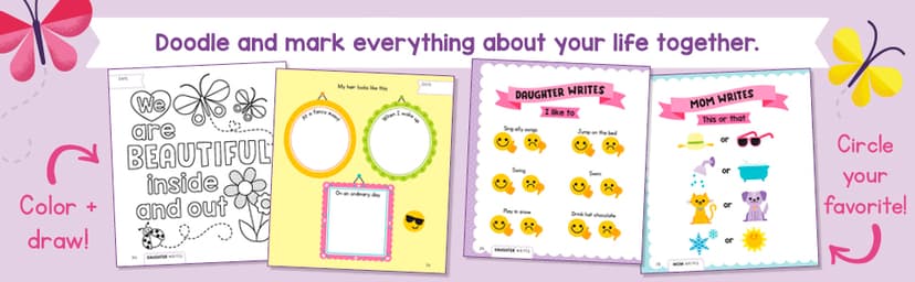 My First Mom and Daughter Journal: An activity book for girls and moms together