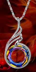 Kate Lynn ♥ Rise From the Ashes Phoenix Bracelet Made with Crystals from Austria, Adjustable Slider Bracelet for Women, Packaged with Jewelry Box, Birthday Gift for Women, Symbol of Luck and Renewal