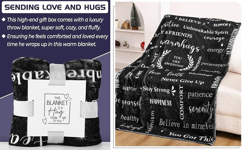 Gift Basket for Men - Best Birthday Gifts Box, Anniversary Gift Set, Boyfriend Gift Kit, Get Well Soon Baskets, Self Care Package, Unique Ideas Present for Him Dad Brother Husband Boy Friend Man