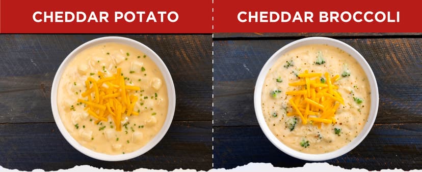 READYWISE - Simple Kitchen, Soup Sampler, Variety Pack, 8 Servings Per Pouch, Soup Mix, Family Size, MRE, Gluten Free, Freeze Dried Food, Ready To Eat Meals, Hiking & Backpacking Food, Soup for Family, Pack of 5