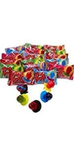 Christmas Candy Variety Pack, 18Ct Assorted Lollipops, Bulk Individually Wrapped Ring Pop, Push Pop, Baby Bottle Pop & Juicy Drop, Birthday Party Favors, Stocking Stuffers, Candy Bowls, Kids Gifts