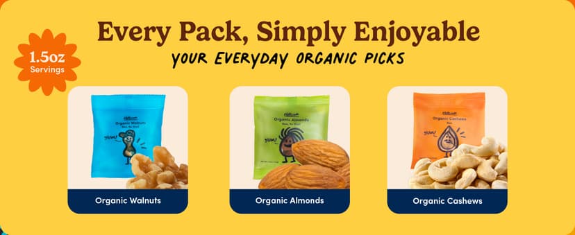 Nuts.com – Organic Dried Fruit and Nuts Variety Box – Gourmet Assortment for Fall, Thanksgiving and Festive Gifts – Includes Organic Cashews, Almonds, Walnuts, Raisins, and Trail Mix