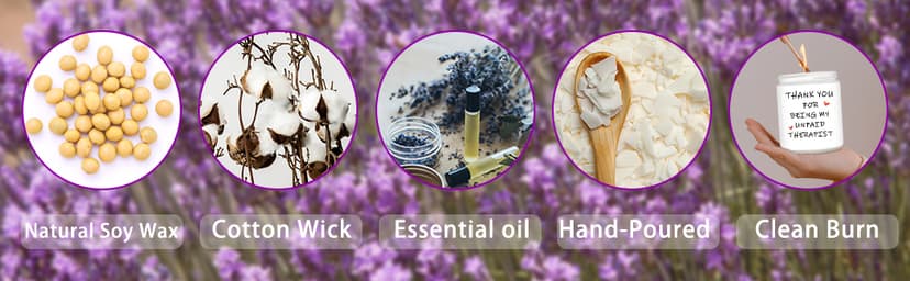 Best Friend Birthday Gifts for Women, Funny Friendship Sister Boss Coworkers Bestie mom Gag Gift for Her, Lavender Scented Candles