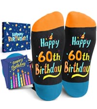HAPPYPOP 55th 60th Birthday Funny Gifts - Socks for Older Women in Their 50s