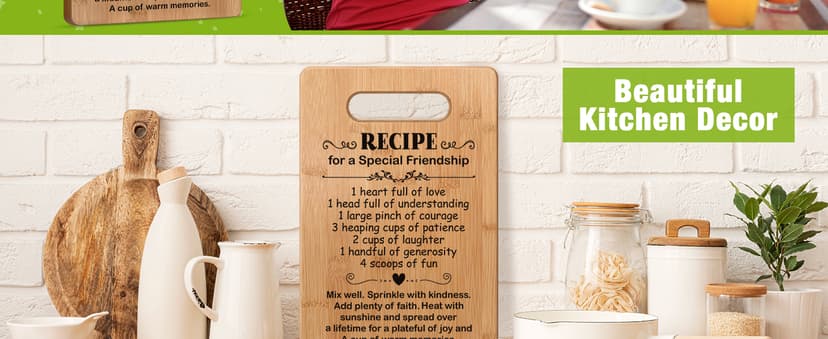 Friendship Gifts for Women Friends Birthday, Bff Gifts, Bestie Gifts for Women, Best Friend Cutting Board Gifts, Inspirational Gifts for Female Friends