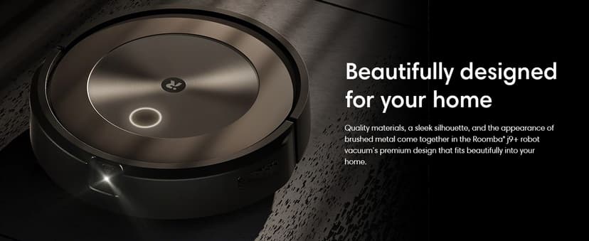 iRobot Roomba j9+ Self-Emptying Robot Vacuum – Powerful Suction, Identifies and Avoids Obstacles Like pet Waste, Self-Empties for 60 Days, Best for Homes with Pets, Smart Mapping, Works with Alexa