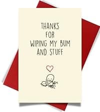 Cheerin Funny Greeting Card with Envelope - Anniversary Card - Romantic Birthday Card - Hilarious Gifts for Him Her Girlfriend Boyfriend Wife Husband