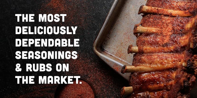 Spice Rack Co. BBQ Seasonings And Rubs - Smoking & Grilling Spices and Seasonings Sets, Grilling Accessories & Smoker Accessories, Birthday Gifts For Him, Mens Birthday Gifts For Men (5 Pack)