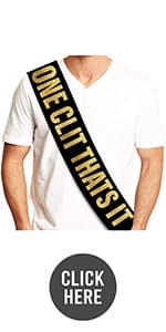 "She Said No Strippers" Groom Sash - Bachelor Party Ideas, Gifts, Jokes and Favors
