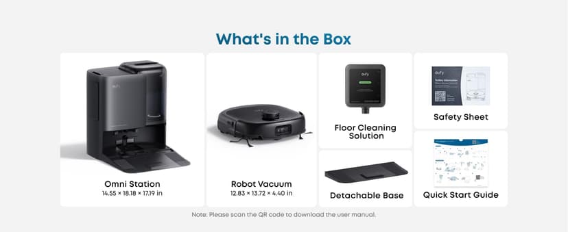 eufy Robot Vacuum E25, HydroJet System with Roller Mop, 20,000 Pa Turbo High Suction, All-in-One Robot Vacuum and Mop Combo for Home, Edge-to-Corner Cleaning, Zero-Tangle Design, AI Obstacle Avoidance