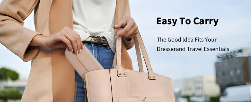 Silicone Makeup Brush Holder Travel Cosmetic Bag:Soft Portable Cosmetic Face Brushes Holder with Upgrade Anti-Fall Out Magnetic Closure, Large Travel Makeup Brush Case - Walnut