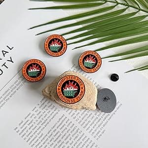 1Pcs/5Pcs/10Pcs Dumpster Fire Enamel Pins Response Team Alloy Badges for Jackets Hilarious Gifts for Coworkers Team Members