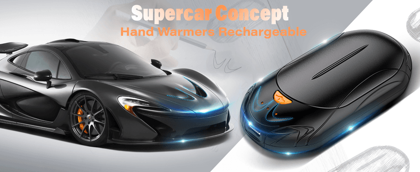 AI Hand Warmers Rechargeable 2 Pack, 6000mAh Electric Hand Warmers, AI Smart Chips 20Hrs Long Safe Heat, Portable Pocket Heater, Gifts for Christmas, Outdoor, Golf, Hunting, Camping Accessories