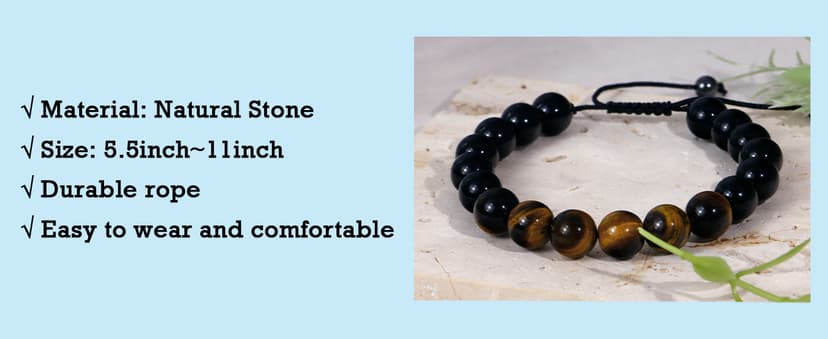 Sereney Christmas Gifts for Him Son Boys Bonus Dad Father Men Boyfriend Grandson Friend as Triple Protection ID Bracelets Birthday Gifts for 9 10 11 12 13 15 16 17 18 21 30 40 50 60 Year Old Men