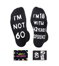 HAPPYPOP Birthday Gifts for Women - Funny Birthday Socks for Her in 50s