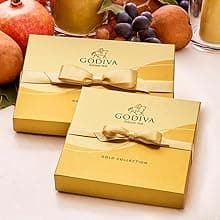 Godiva Chocolatier Thank You Ribbon 18-Piece Assorted Chocolate Gift Box – Gourmet Chocolate Candy Variety Pack – Dark Caramel, Milk Chocolate, Nuts– Gift Basket for Father’s Day, Birthday and Anniversary