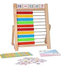 KIDWILL Montessori Pounding Toy for 1 2 Year Olds Wooden Hammering & Activity Board with Xylophone, Number Maze, Pounding Bench Educational Toddler Gift Toys Age 1-3