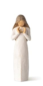Willow Tree Remembrance Angel (Lighter Skin), Memories…Hold Each one Safely in Your Heart, A Gift to Express Sympathy, Comfort, Remembrance and Healing, Sculpted Hand-Painted Figurine