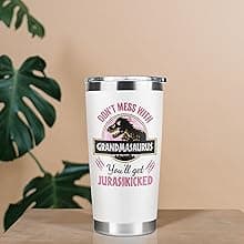 Grandma Gifts - Birthday Gifts for Grandma - Mothers Day, Christmas Gift Ideas for Grandmother from Grandchildren, Granddaughter, Grandson, Grandkids - 20 Oz Stainless Steel Tumbler