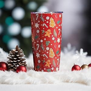 Unique Women's Christmas Gifts: Teacher, Coworker, Sister, Best Friend, Mom, Wife - Gift Baskets & Secret Santa Box Set - Includes Christmas Tumbler