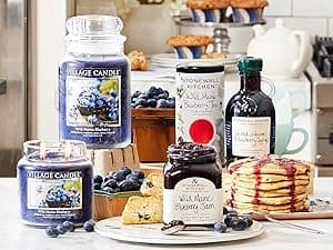 Stonewall Kitchen, New England Breakfast 6-Piece Gift Set with Reusable Basket