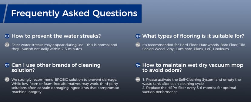 Wet Dry Vacuum Cleaner, 180°Lie-Flat Vacuum Mop All in One with Auto Self-Cleaning, Smart Floor Cleaner Machine for Hard Floor, 45 Mins Runtime, Edge Cleaning, Self-Propelled Vacuum Mop Combo