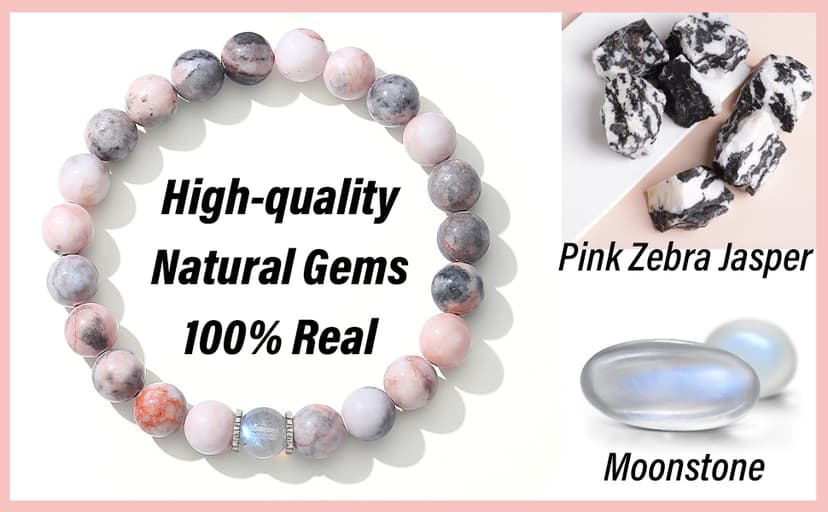 Unique Gifts for Mom - Handmade Crystal Bracelet with Meaning - Comes in Gift Box and Crystal Card