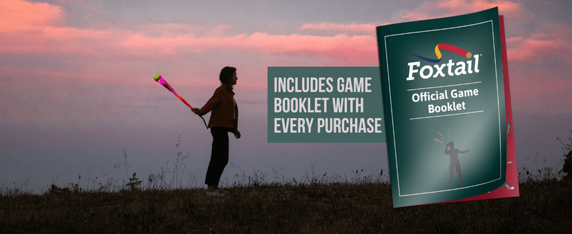 Foxtail LED - Outdoor Throw and Catch Light Up Game - Foam Ball & Tail Glow at Night - Play in The Dark - Fun Gift Idea for Kids & Adults, Boys & Girls