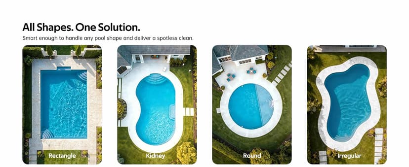 (2025 Upgrade) iGarden Pool Cleaner K36, Cordless Pool Vacuum Robot for Inground & Above Ground Pools, Smart Navigation, 220 Min Runtime, Touchscreen, Self-Parking, Cleans Floor, Wall & Waterline