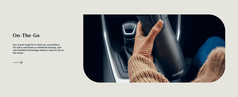 Contigo Byron Vacuum-Insulated Stainless Steel Travel Mug with Leak-Proof Lid Reusable Coffee Mug or Water Bottle BPA-Free 16oz Licorice Keeps Beverages Hot for 6 Hours or Cold for 12 Hours