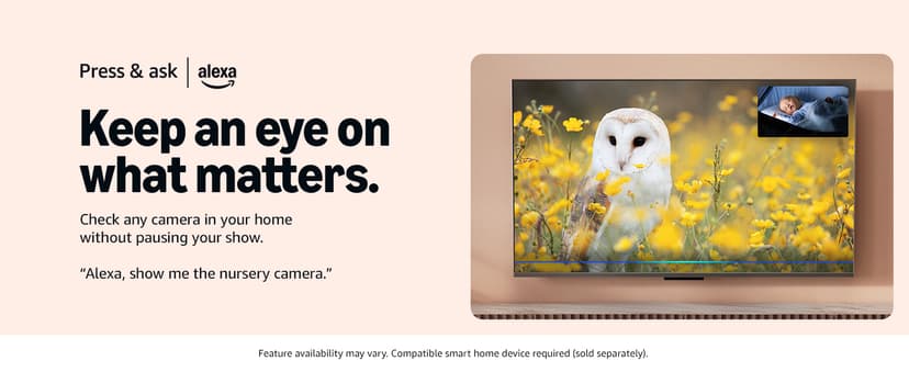 Hisense 65" Class QD6 Series (65QD6QF, 2025 Model) QLED 4K UHD Smart Fire TV, Voice Remote with Alexa, Dolby Vision, Dolby Atmos, Motion Rate 120, HDR 10+, Game Mode Plus, MEMC, VRR, ALLM