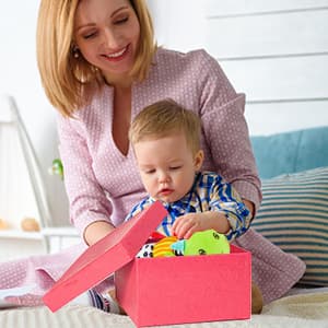 Baby Sensory Toy 0-6 Month Music Animal Stuffed Plush Caterpillar Toy for Infant 0-3-6-12 Month Old Tummy Time with Baby Mirror Crinkle Rattle Carseat Toys for Newborn Boys Girl Shower Gifts