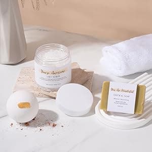 Spa Gifts for Women 13Pcs Mothers Day Gifts Happy Birthday Gift Baskets, Christmas Relaxing Home SPA Kit Bath Set Self Care Package Thank You Box for Mom Her Sister Teacher Friends Friendship