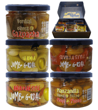 Spanish Gourmet Tapenade Gift Set - 5 Premium Mediterranean Spreads & Sauces | Olive Tapenade, Asparagus, Roasted Peppers & Ketchup | Vegetarian Food Gift Basket from Spain